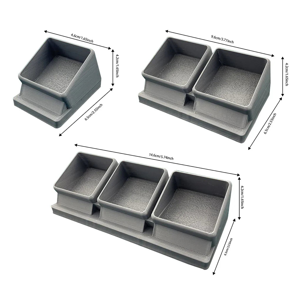 Tamiya Plastic Cement Glue Bottle Holder – Extra Thin Model Kit Organizer Stand for Paint, Panel Line & Adhesive Storage Rack