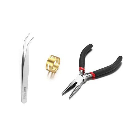 210-400Pcs Jewelry Making Kit - Lobster Clasps Jump Rings Crimp Beads Findings for DIY Bracelets & Necklaces