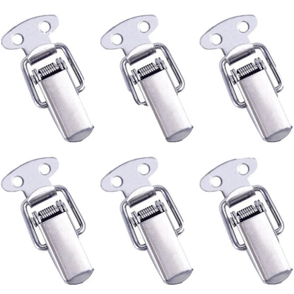 1/10PCS Mini Toggle Latches - Spring Loaded Clamp Clip, Box Latch Catch, Tension Lock Lever Clasp & Crate Snap Lock Closures