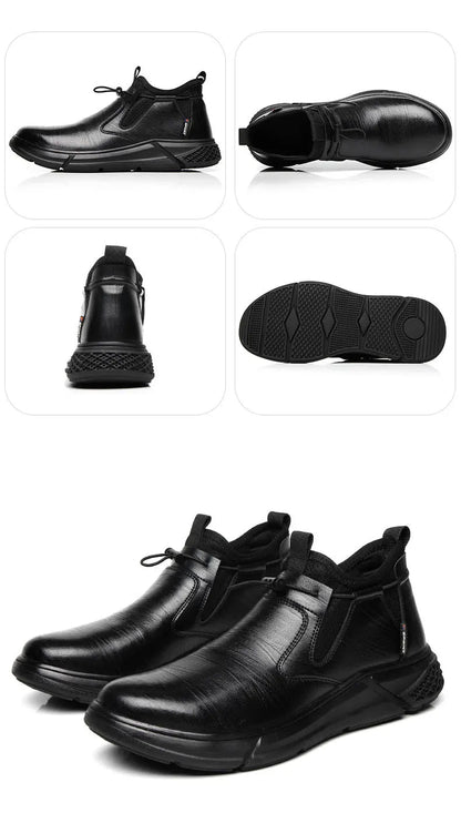 Fashion Safety Shoes for Men – Steel Toe Work Boots, Indestructible Puncture-Proof Protective Footwear