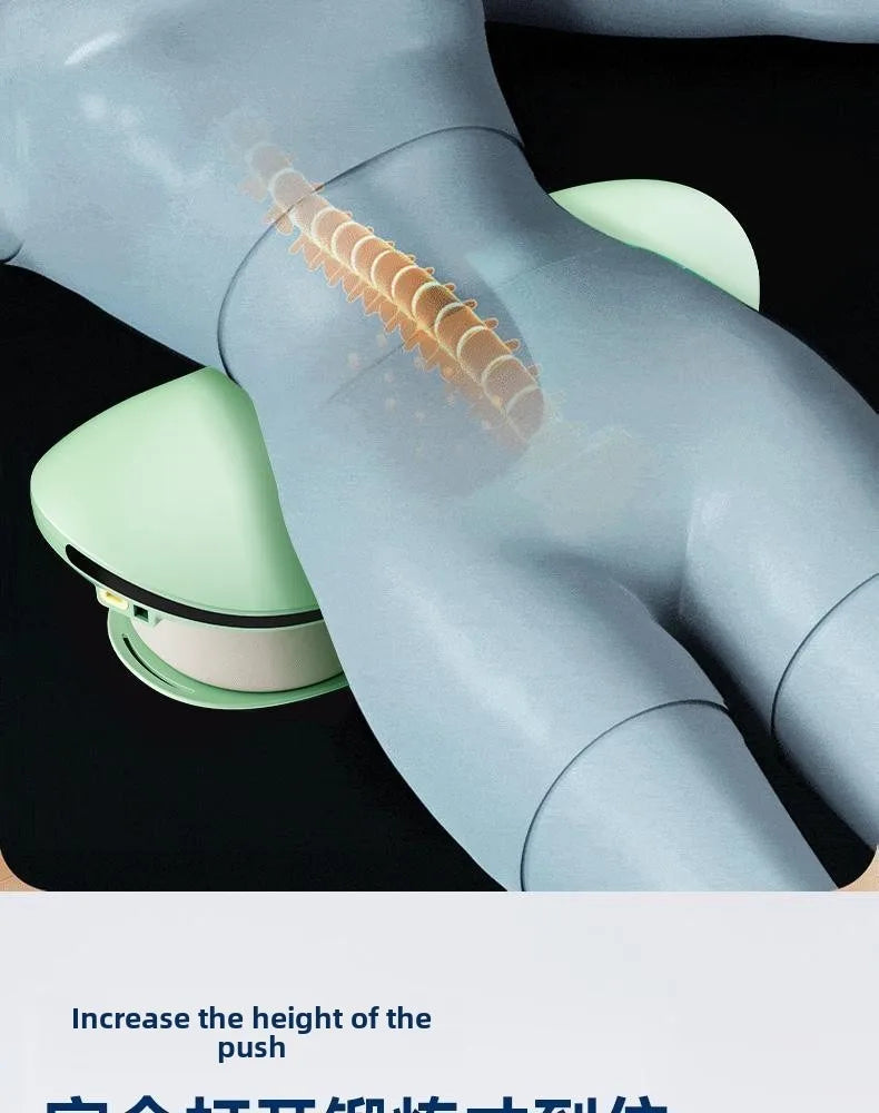 Electric Lumbar Traction Device Massager – Adjustable Intensity with Heat Function, Inflatable Back Stretcher