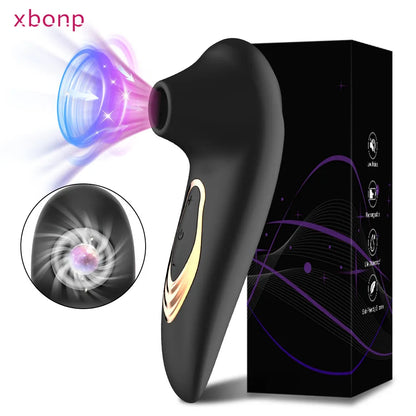Powerful Sucker Clitoris Vibrator - Female Clit Nipple Oral Vacuum Stimulator - Adult Sex Toy for Women
