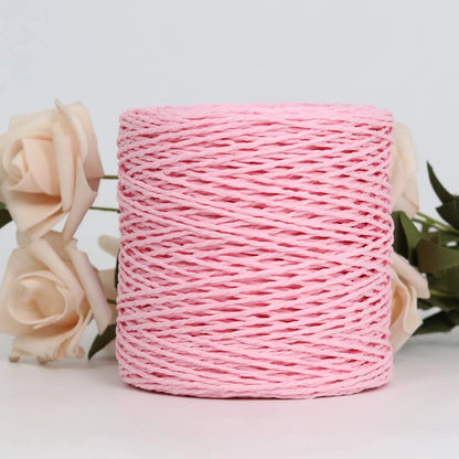 Raffia Straw Yarn - 100g Handmade Crochet Material for Summer Hats, Bags & DIY Handcraft Projects