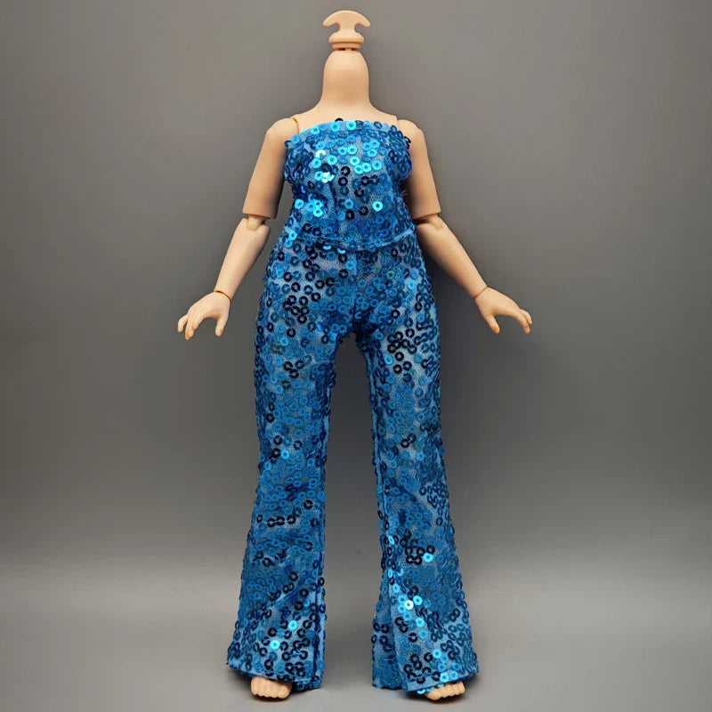Handmade Doll Dresses & Shoes – Outfit for 28cm High School Dolls with Big Eyes & Long Eyelashes, Perfect Birthday Gift