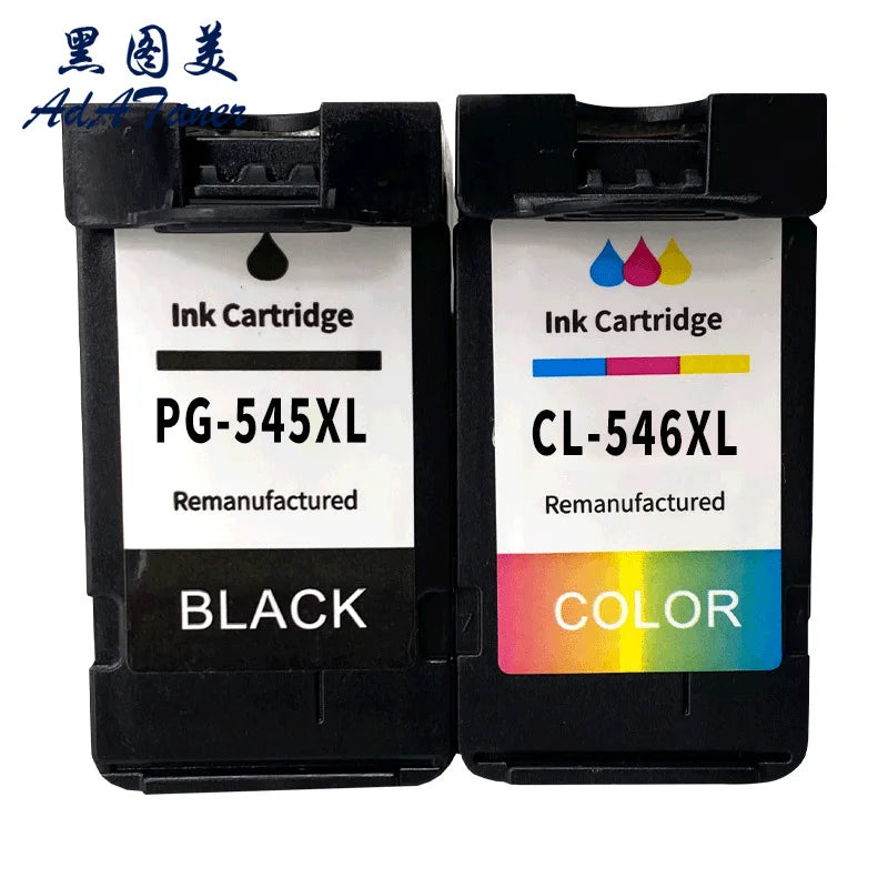 PG-545 CL-546 XL Ink Cartridge Set for Canon Pixma MG2450 MG2500 TS3350 MG2950 MG2550 MG3050 MG3051 TR4550 High Yield Compatible Printer Ink Replacement