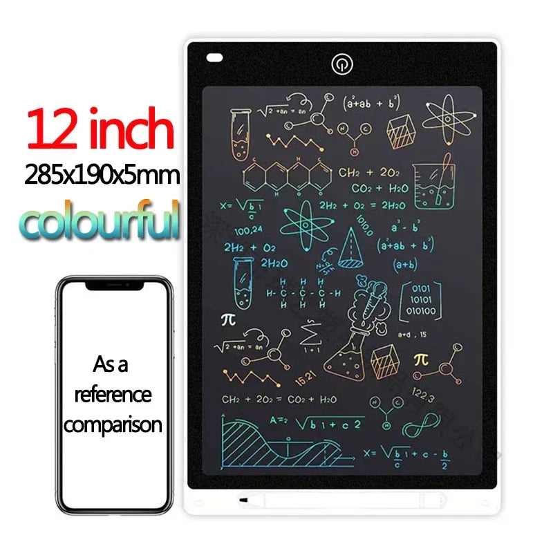 10/12 Inch LCD Writing Tablet - Drawing Board for Kids, Graffiti Sketchpad and Handwriting Blackboard, Magic Toy Gift