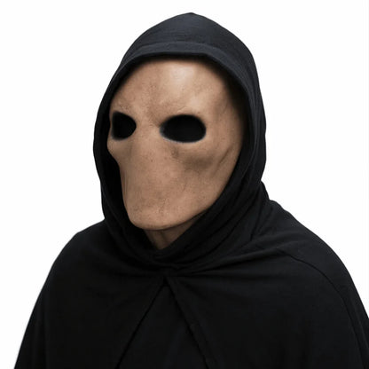 Faceless Man Halloween Mask - Realistic 3D Latex Slenderman-Style Cosplay Helmet