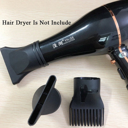 Universal Curling & Diffuser Nozzle – Professional Hair Dryer Air Nozzle Attachment for Styling