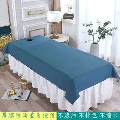 Waterproof Oilproof Beauty Salon Bed Sheets – Skin-Friendly Spa Massage Table Covers for Salon & Barbershop