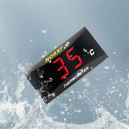 Motorcycle Water Temperature Mini Meter - XMAX250/300, NMAX, CB400, CB500X Sensor Thermometer Gauges for Precision Monitoring