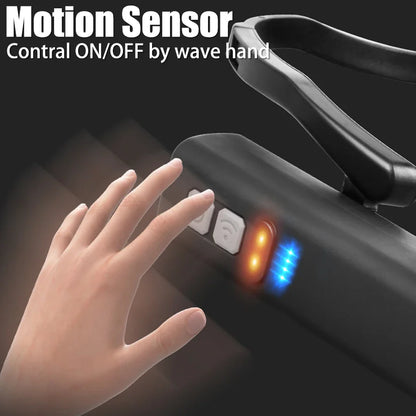 2025 Ear-Hanging LED Headlamp 1000 Lumens – Motion Sensor Hands-Free Light with 3 Modes for Camping, Running & Repair