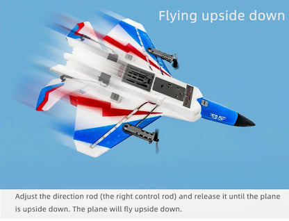 F22 RC Foam Plane – 4-Channel 6G Auto Stabilization with 4K Camera Remote Control Toy