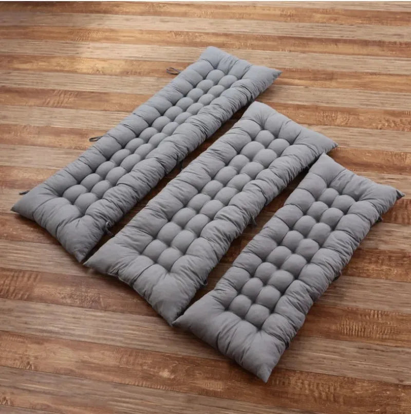 All-in-One Chair Cushion – PP Cotton Backrest & Lumbar Support, Thick Office & Student Dormitory Seat Pad for Summer Comfort
