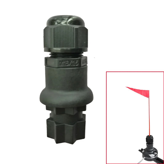 KAYAK Durable Nylon Dinghy Safety Flag Base Socket – For Marine Inflatable Boats & Canoes