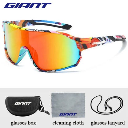 GIANT Cycling Glasses – UV400, Anti-Fog REVO Lenses, HD Clarity, Cateye Design