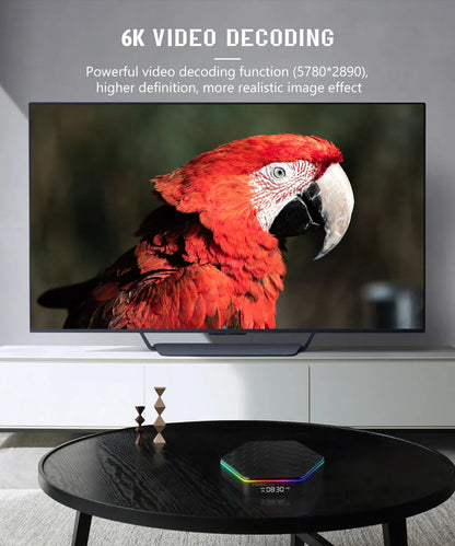 Global Smart TV Box – WIFI6, Bluetooth 5, Allwinner H618, 32GB/64GB, T95ZPLUS 4K HDR10 Media Streamer, Multi-Language Support