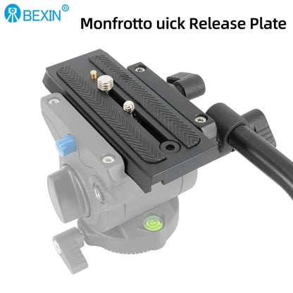 Manfrotto 501-L90A Quick Release Sliding Plate – Camera Mount Plate for 501HDV, 503HDV, 701HDV & MH055M0-Q5 Tripod Heads