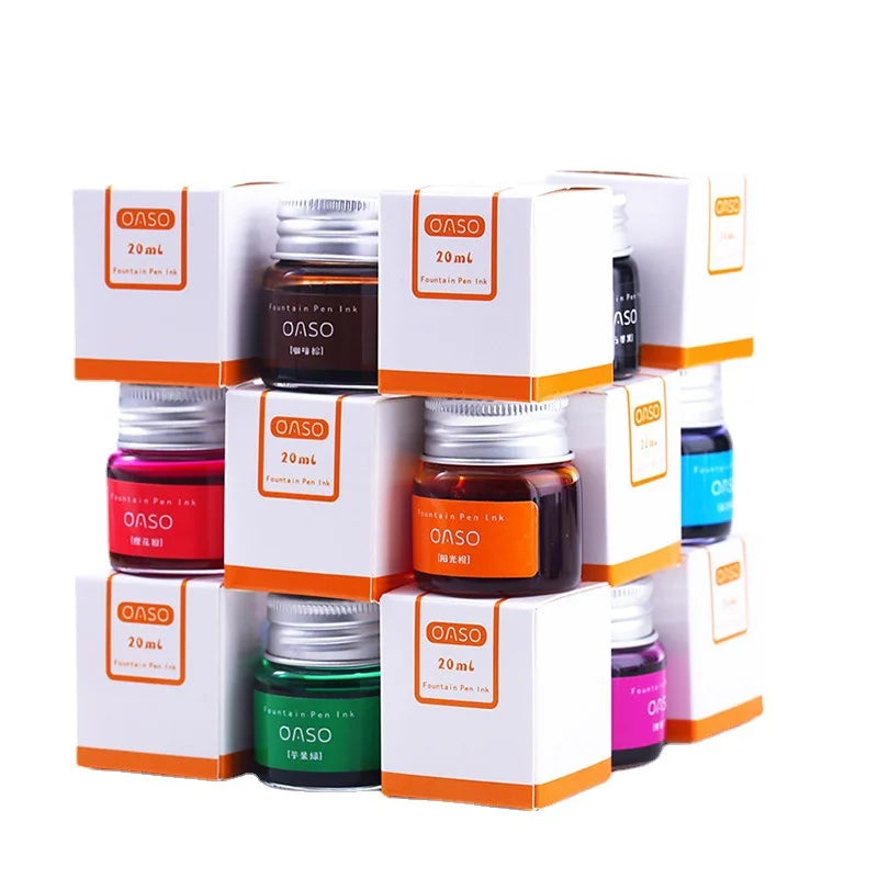 20ml Colorful Liquid Ink Refill — Smooth Bright Comics Ink for Office, School & Stationery Use (No Pen Included)