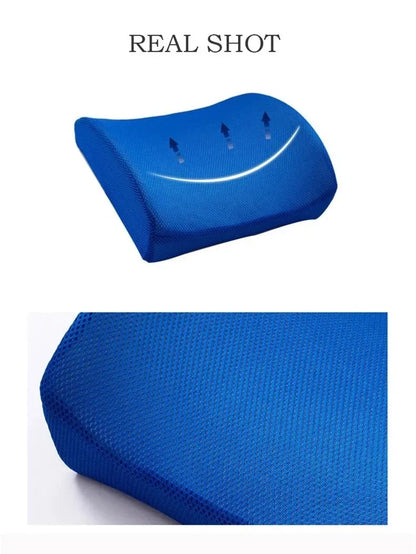 Orthopedic Memory Foam Seat Cushion – Hemorrhoid Relief, Car & Office Chair Lumbar Support, Breathable Pain Relief Pillow