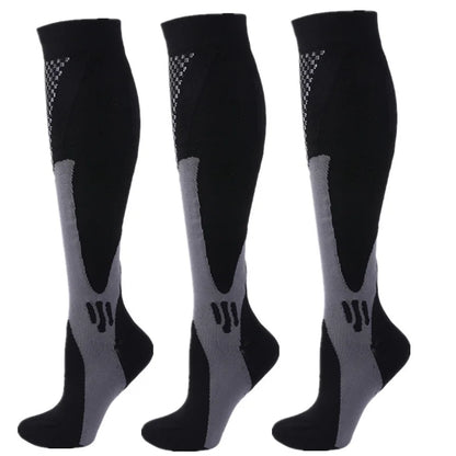 3 Pairs Compression Socks 30 mmHg — S-XXL Medical Socks for Edema, Diabetes & Varicose Veins