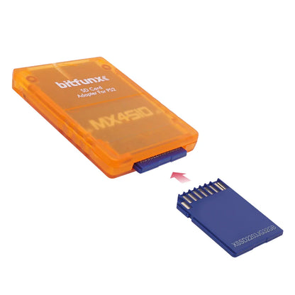 Bitfunx MX4SIO SIO2SD Adapter – MicroSD Game Card Reader for PS2 Sony PlayStation 2 Consoles