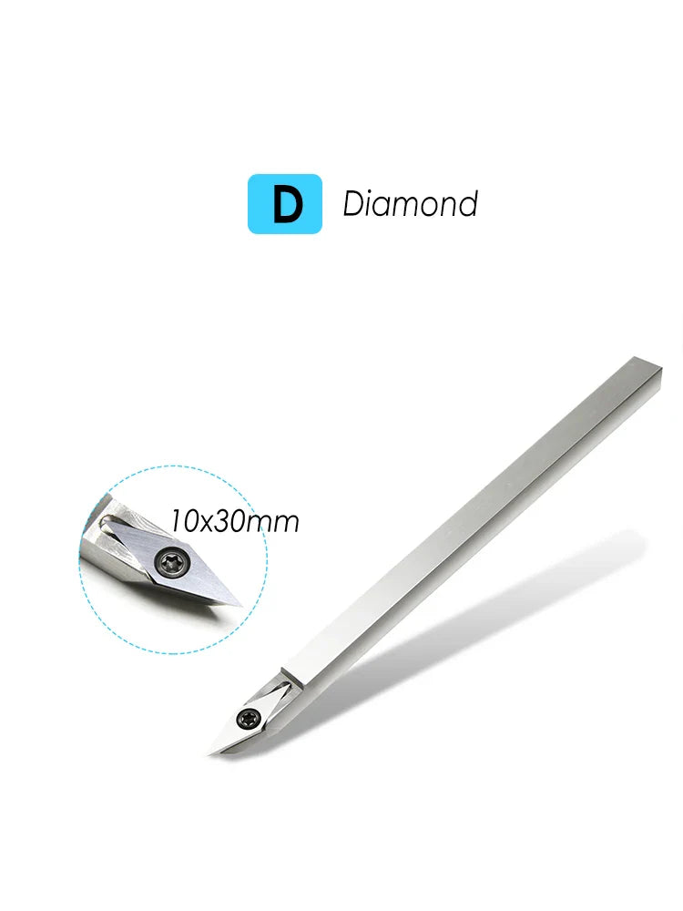 TASP Swan Neck Woodturning Tool – Carbide Insert Cutter with Aluminum Handle for Woodworking Lathe Machine
