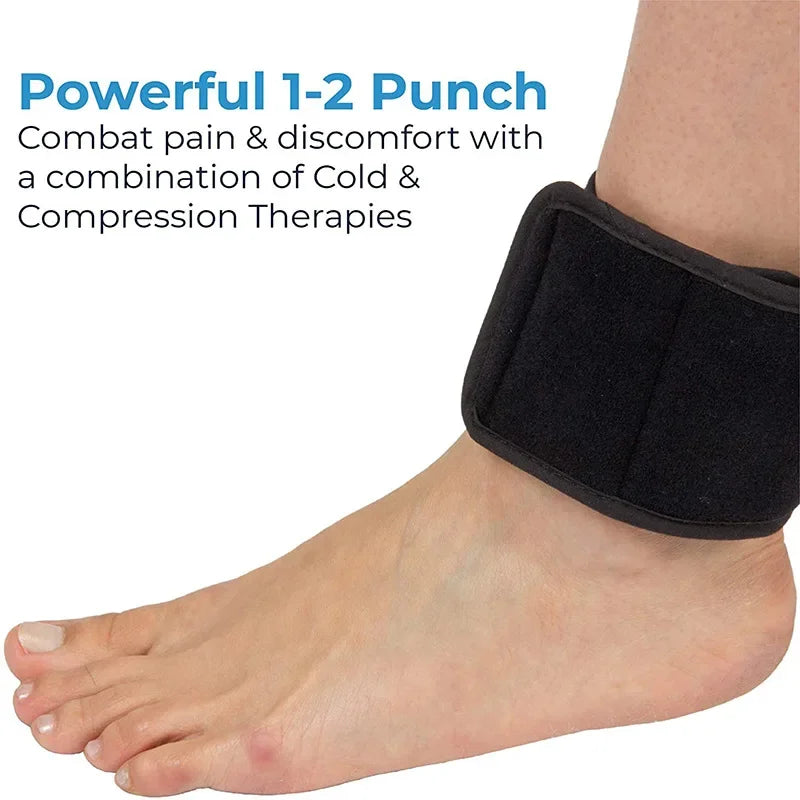Small Reusable Gel Ice Pack — Cold Therapy Wrap for Hand, Wrist, Elbow & Foot Pain Relief