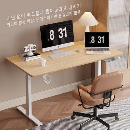 Height-Adjustable Standing Desk – Smart Motion Computer Desk for Study, Gaming, and Office Use