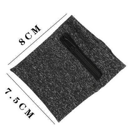 Lightweight Zipper Wrist Pouch - Secure Travel & Workout Storage Bag for Phone, Cash, Cards and Keys