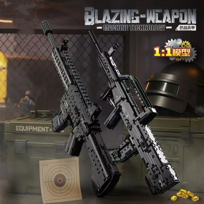 AWM, LR4, M416 & 95 Sniper Rifle Building Block Toy – Realistic Gun Model for Kids, Educational & Holiday Gift