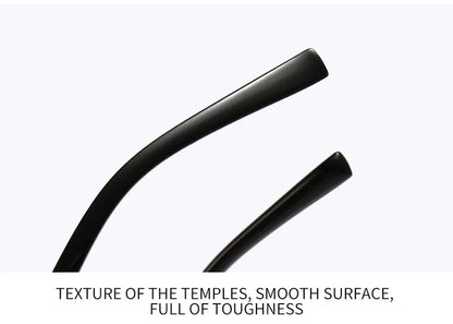 Rimless Rectangle Sunglasses — Fashion Small Square Shades for Men & Women, Summer Travel Eyewear