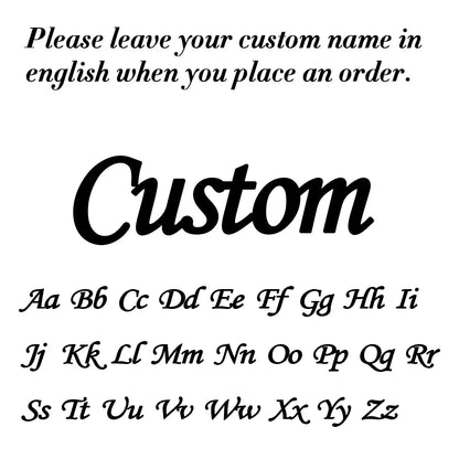 Sipuris Custom Name Brooch - Stainless Steel Trendy Pins for Women & Men, Nameplate Jewelry, Valentine's Day Gift