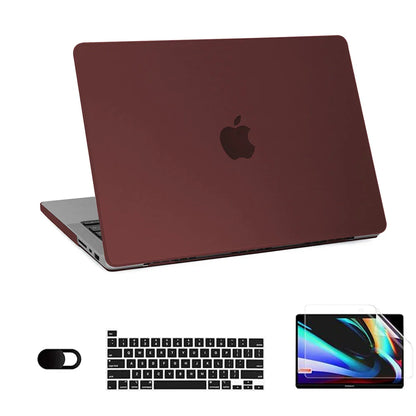2024 Ultra Thin Hard Shell Laptop Case for MacBook Air 13 & MacBook Pro 14 – M3, M2, M1 Chip, A2941 Cover