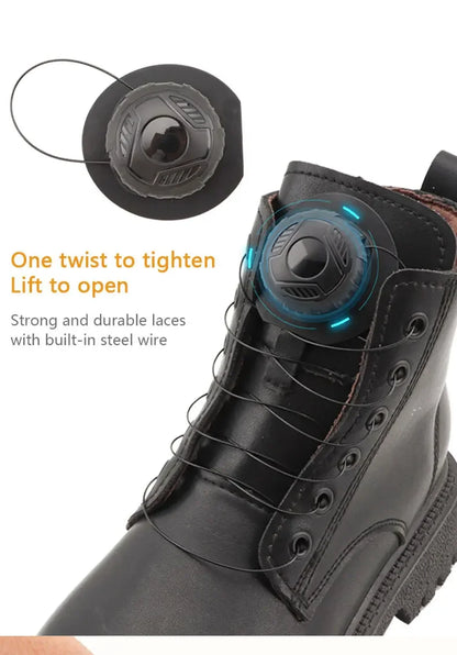 Round No-Tie Shoe Laces – Large Swivel Buckle Automatic Laces for Sneakers & Boots, Unisex Shoe Accessories
