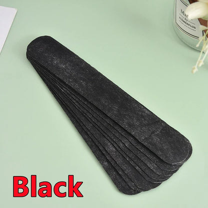 50-10PCS Hat Sweat Absorber Stickers – Summer Cap Liner Bands, Adhesive Sweatband Strips for Visor Hats
