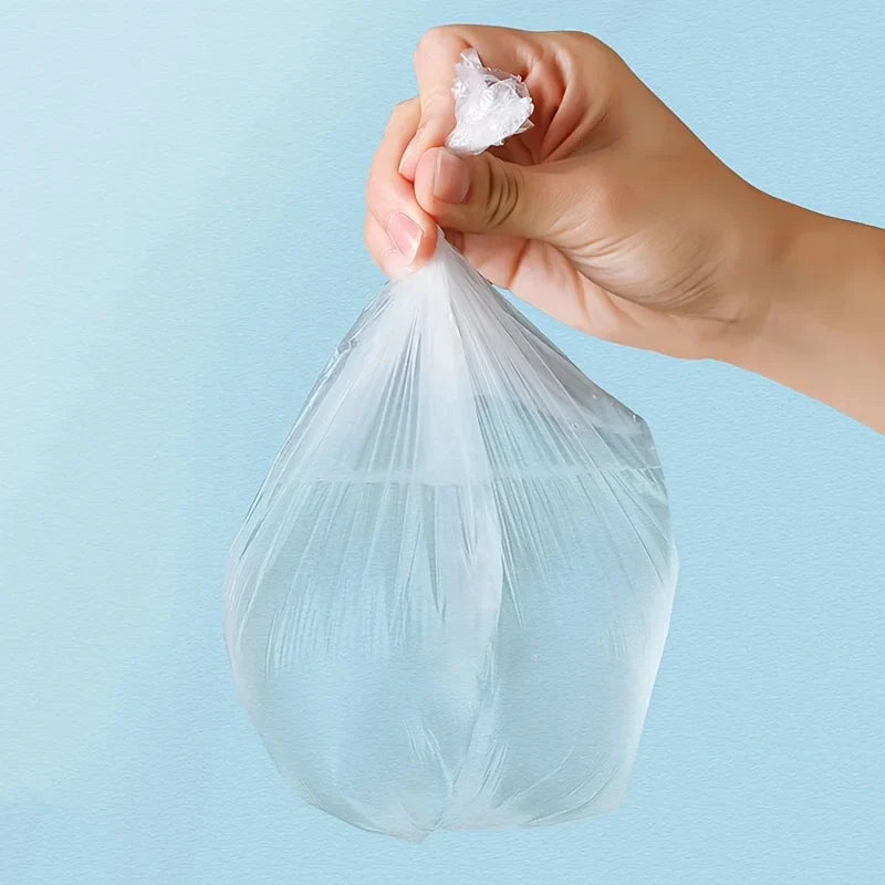 100PCS Mini Garbage Bags – Thick Disposable Plastic Trash Bags for Desktop, Household & Car Use