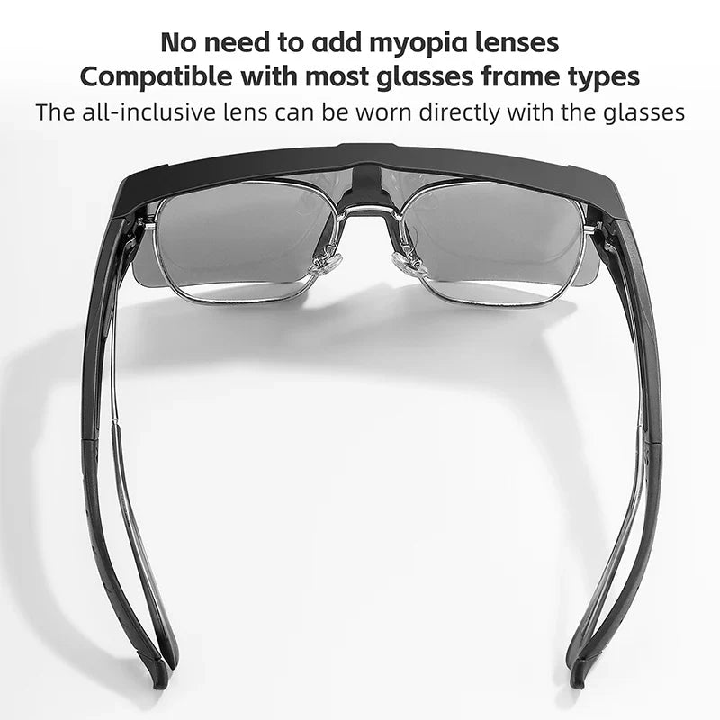 WEST BIKING Large Frame Cycling Glasses — Polarized Photochromic Sunglasses Fit Over Myopic Goggles