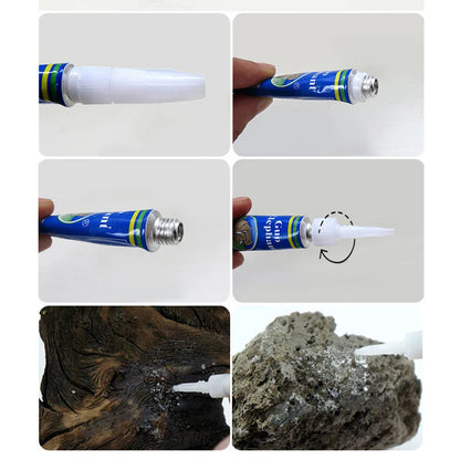 50-5Pcs Fish Tank Moss Glue for Aquatic Plants, Driftwood & Underwater Landscaping - Aquarium Water Grass Gel