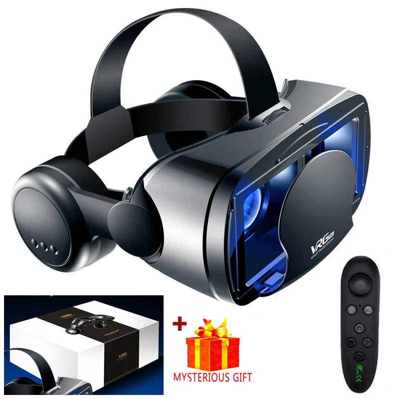 VRG Pro VR Glasses – Virtual Reality 3D Headset Goggles for Smartphone Mobile Gaming