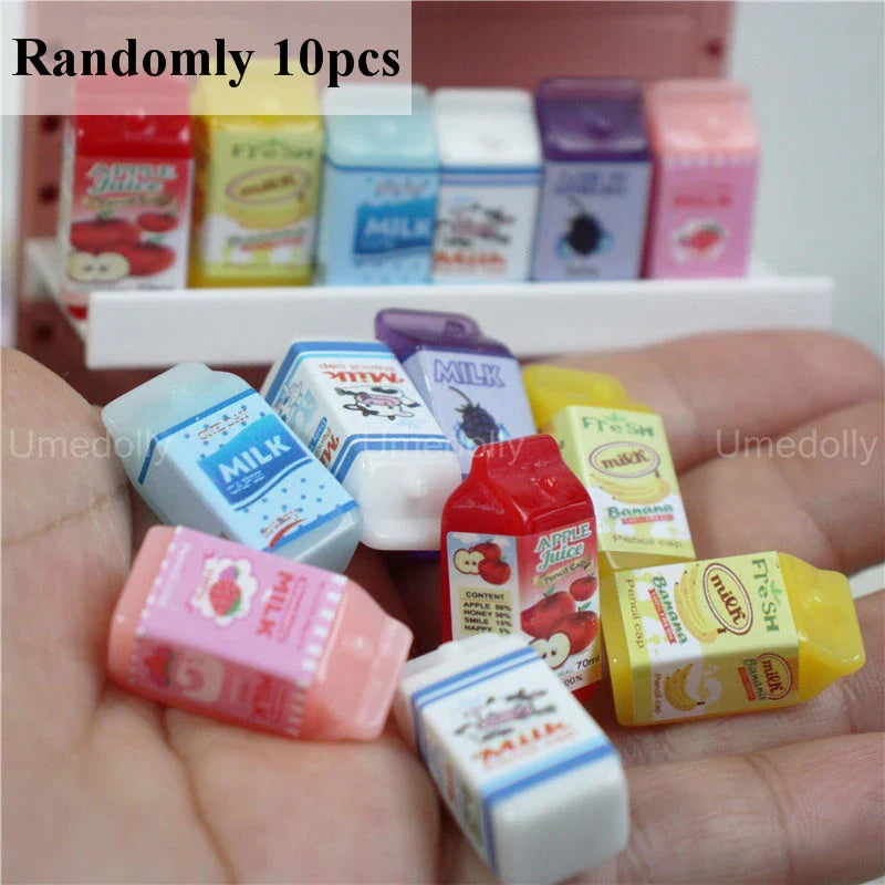 1/6 Scale Miniature Supermarket Food & Drinks – Dollhouse Store Decor Accessories for Blythe, BJD & 1/6 Dolls
