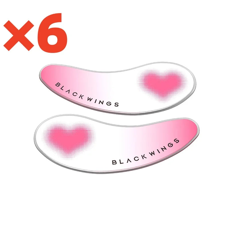 Blackwings Reusable Silicone Cooling Eye Patches – Gel Eye Mask for Dark Circles & Puffy Eyes (6 Pairs)