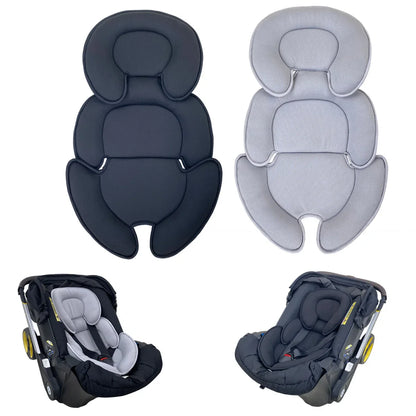 Universal Baby Stroller Seat Cushion — Head & Body Support Pillow for Newborns, Doona Car Seat & Stroller Accessories