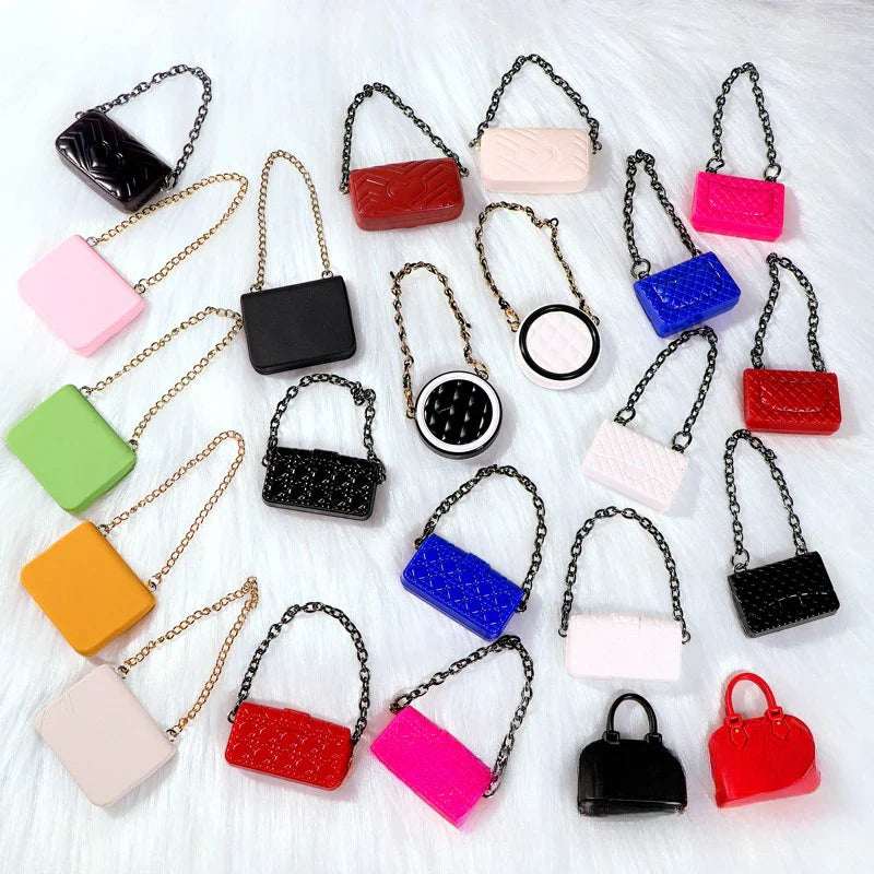 1:12 Dollhouse Miniature Shoulder & Crossbody Bags – Decorative Toy Accessories for Dollhouse Collectors