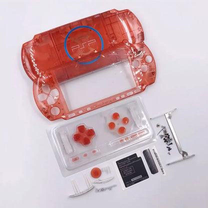 Replacement Faceplate Shell Case for PSP 3000 – Full Housing Cover with Buttons Kit for PSP3000 3006 3008