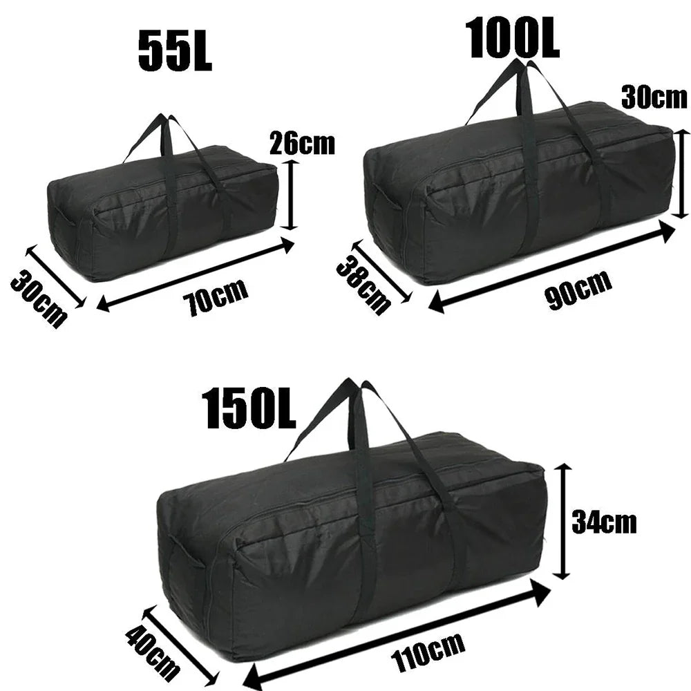 Camping Equipment Storage Bag – Large Waterproof Travel Duffle & Backpack for Men & Women Outdoor Hiking