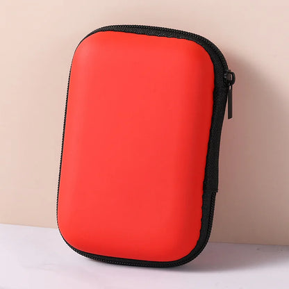 Portable Travel Cable Organizer Bag – Zipper Storage Case for Earphones & Electronic Accessories
