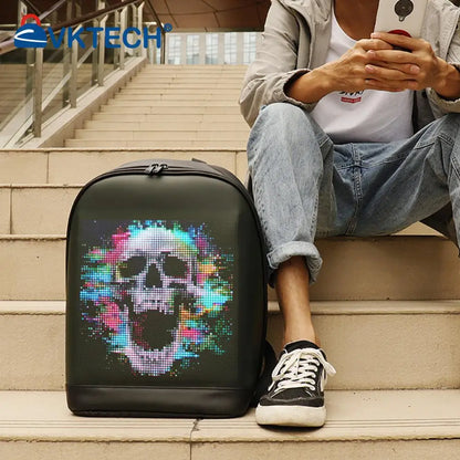 Business Travel Laptop Backpack – LED Display Screen Advertising Billboard Bag
