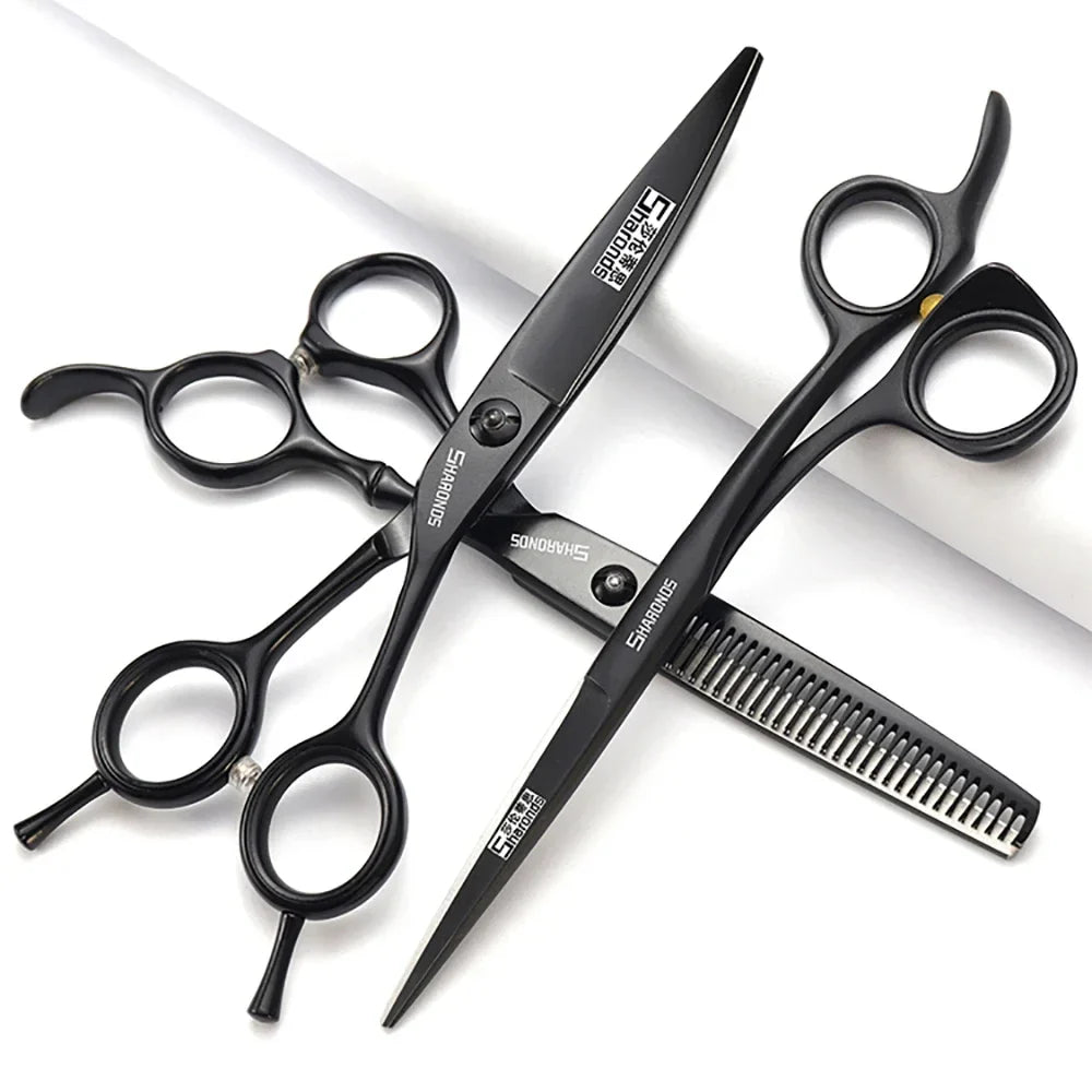 SHARONDS Professional Hairdressing Scissors – 440C Japanese Steel Barber Shears for Salon & Home Use