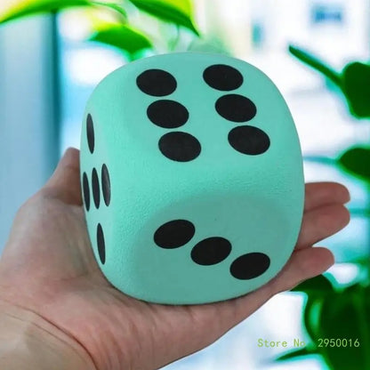 80mm Large Foam Dot Dice – Six-Sided Counting Toy for Kids, Learning Aids for Classroom Math and Board Games