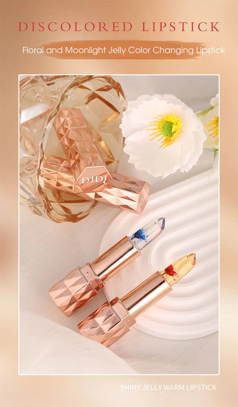 Jelly Color-Changing Lipstick – Warm, Long-Lasting Moisturizing Lip Balm That Won’t Smudge